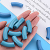 Opaque Acrylic Beads MACR-S372-001B-18-4530-2
