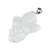 Natural Jadeite Carved Pendants G-F768-01-2