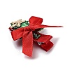 Christmas Theme Cloth Felt Fabric Alligator Hair Clip OHAR-R100-01C-4