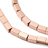 Electroplated Synthetic Non-magnetic Hematite Beads Strands G-I360-Y01-03-3