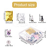 6 Sets 2 Style Zinc Alloy with Rhinestones Car Perfume Decoration Set DIY-BT0001-24-3