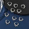 SHEGRACE Brass Hoop Earrings Findings XGR0156P-93P-4
