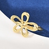 Brass Adjustable Cuff Rings RJEW-C139-01G-2