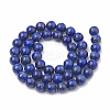 Natural Lapis Lazuli Beads Strands X-G-S333-6mm-013-3