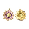 Real 18K Gold Plated 304 Stainless Steel Pendants STAS-A084-29G-06-1