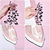 Plum Blossom Shape Appliques PATC-WH0007-11B-4