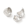 Brass Hoop Earrings for Women EJEW-P292-11E-P-2