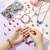 Glass Rhinestone Clay Pave Round Beads RB-YW0001-21-4