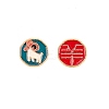 Golden Plated Alloy Enamel Beads ENAM-WH0047-73G-04-1