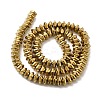 Electroplated Non-Magnetic Synthetic Hematite Beads Strands G-P518-06A-2