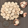 100Pcs Undyed Unfinished Wood Links DIY-SP0005-50-3