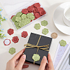 50Pcs 2 Styles Adhesive Wax Seal Stickers DIY-CP0010-26A-3