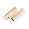 Brass Tube Beads KK-C163-22B-G-2