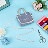 2Yards Polyester with Plastic Pearl Beaded Trim for DIY Sewing Craft OCOR-PH0036-53A-4
