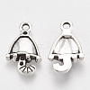 Tibetan Style Alloy Pendant Enamel & Rhinestone Settings LS-TIBE-S314-14AS-LF-1