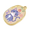 Printed 304 Stainless Steel Pendants STAS-P419-13G-02-2