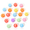 Opaque Acrylic Beads MACR-YW0001-18E-7