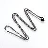 Electrophoresis Brass Cable Chains Necklace Making MAK-R019-01-1