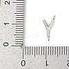 304 Stainless Steel Letter Connector Charms STAS-M108-01P-25-3