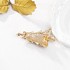 Christmas Tree Enamel Pin with Rhinestone LS-XMAS-PW0001-268-2