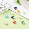 Electroplate Glass Beads EGLA-X0006-01F-8mm-3