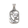 304 Stainless Steel Pendants STAS-K316-05AS-1