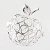 Rack Plating Brass Cage Pendants LS-KK-Q402-12S-1