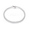 304 Stainless Steel Curb Chain Bracelets BJEW-E369-01P-1