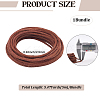 5M DIY Frosted Cowhide Leather Cord OCOR-GF0004-97B-03-2