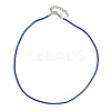 Braided Waxed Cotton Cord Necklace Making MAK-YWC0001-01P-M1-4