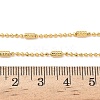 2MM Brass Column Satellite Chain Necklaces for Women NJEW-B148-03G-5