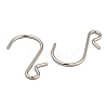 Non-Tarnish 201 Stainless Steel S Hook Clasps LS-STAS-K261-01P-2