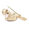 Zinc Alloy Crystal Rhinestone Brooches LS-JEWB-I031-08B-3