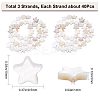 CREATCABIN 3 Strands Natural Freshwater Shell Beads Strands SHEL-CN0001-02-2