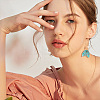 24Pcs 12 Colors Gradient Color Opaque & Transparent Resin Pendants RESI-OC0001-59-6