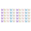 50Pcs 5 Colors Transparent Spray Painted Glass Charms GLAA-FP0001-12-1