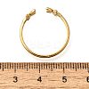 304 Stainless Steel Open Cuff Rings RJEW-M072-10G-3