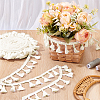 Cotton Fringe Lace Trim Ribbon OCOR-WH0105-008A-4