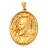 Religion Golden Tone 304 Stainless Steel Pendants LS-STAS-K289-01G-10-1