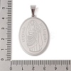 304 Stainless Steel Pendants STAS-M068-01P-3