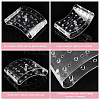 20-Hole Arc-Shaped Transparent Acrylic Lollipop Display Holder ODIS-WH0043-03A-4