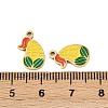 Vegetables 304 Stainless Steel Enamel Charms STAS-C137-02I-G-3