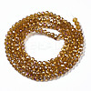 Electroplate Glass Beads Strands LS-EGLA-R048-2mm-24-2