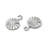 304 Stainless Steel Charms STAS-P319-30P-02-3