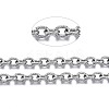 Tarnish Resistant 304 Stainless Steel Cable Chains CHS-T003-23B-P-2