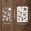 Plastic Reusable Drawing Painting Stencils Templates DIY-WH0202-353-2