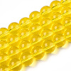 Transparent Glass Beads Strands X-GLAA-T032-T10mm-11-1