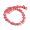 Synthetic Coral Dyed Carved Beads Strands CORA-K009-06A-08-2
