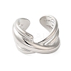 Brass Open Cuff Rings RJEW-A046-03P-2