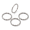 Non-Tarnish 201 Stainless Steel Linking Rings STAS-K259-02P-3